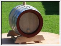 Weinfass 10-Liter Eiche mit Untergestell und Hahn