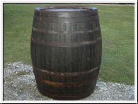Holzfass 600 Liter Tischfass Stehtisch  Whisky geschlossen