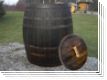 Holzfass 600 Liter Regentonne Wasserfass Whiskyfass mit Deckel
